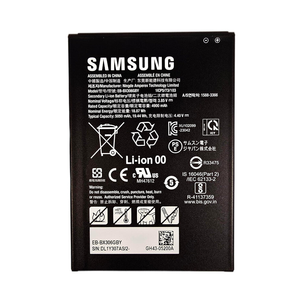 Samsung Akku EB-BX306GBY SM-X300/X306 Galaxy Tab Active5(Wi-Fi/5G) GH43-05200A