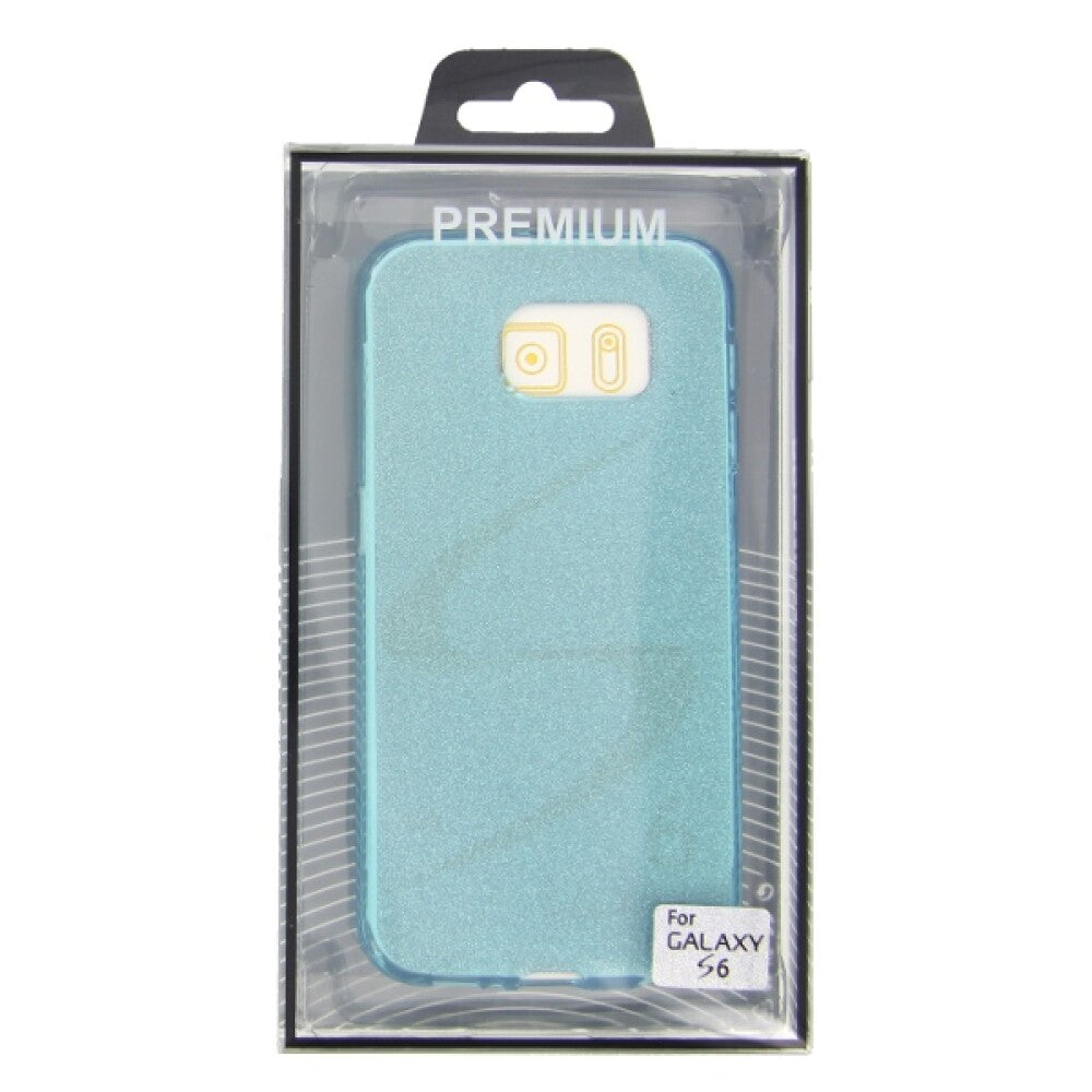 TPU case glitter Samsung Galaxy S6 blue