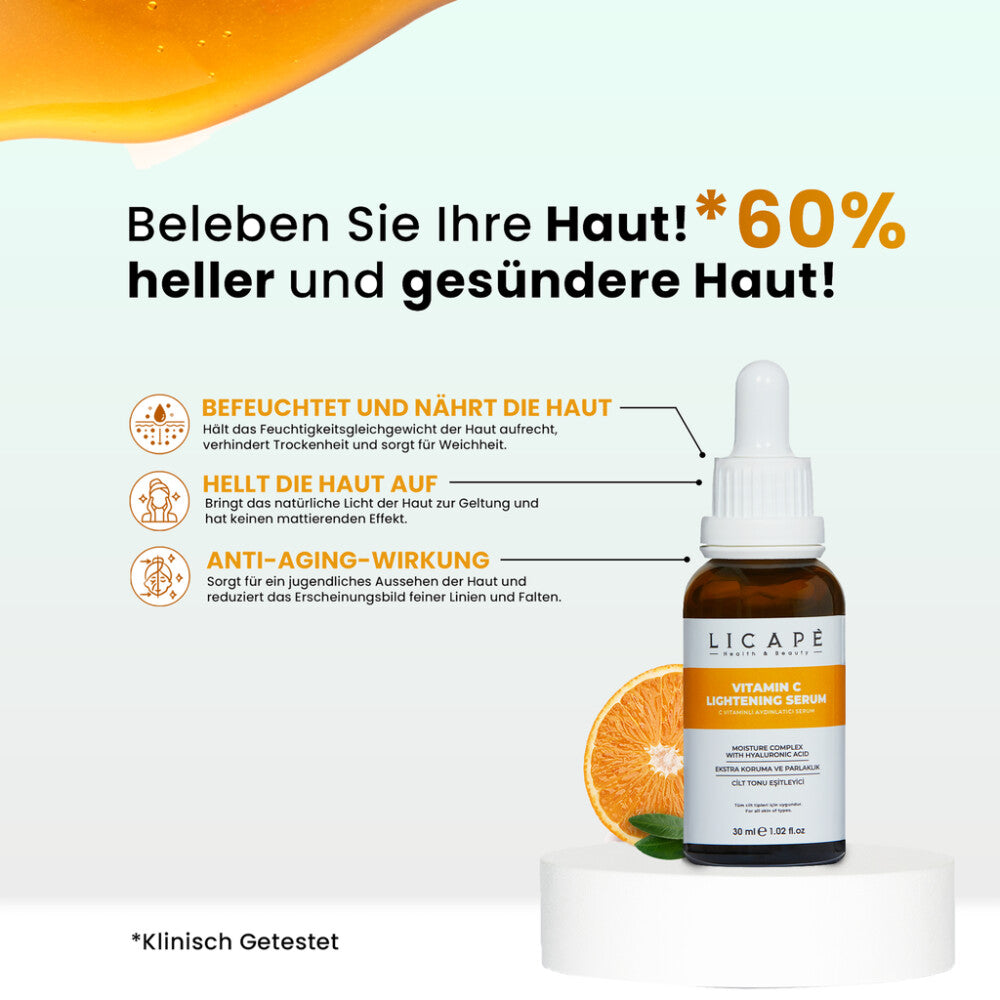 Vitamin-C-Serum 30 ml – Leuchtkraft & Feuchtigkeit für strahlende Haut