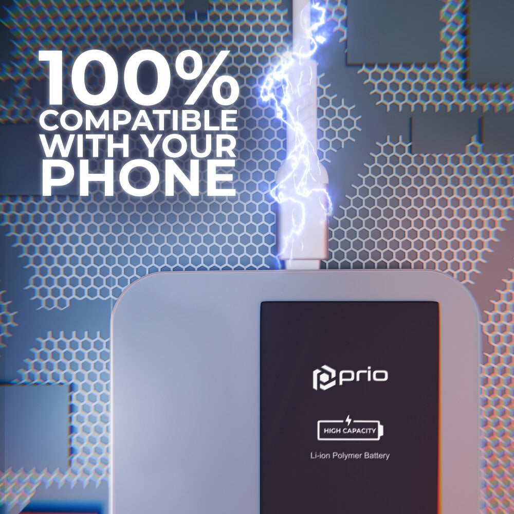 Prio Hochleistungsakku für iPhone 15 Plus (4750 mAh) - Universeller APN -