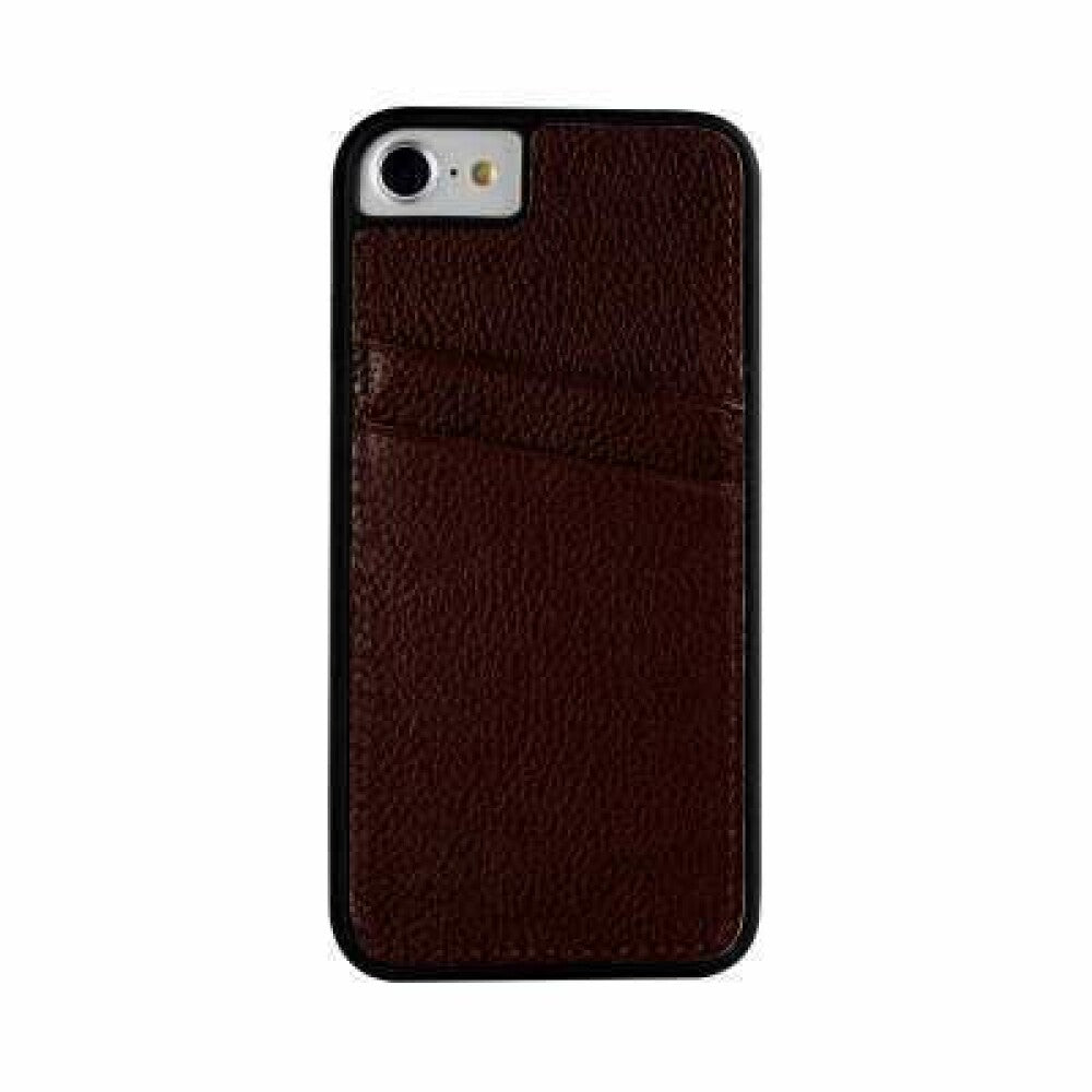 Justin iPhone 6 / 6s + protective case leather dark brown