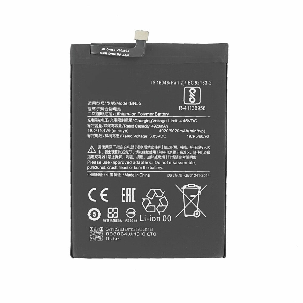 MPS battery BN55 for Redmi Note 9S