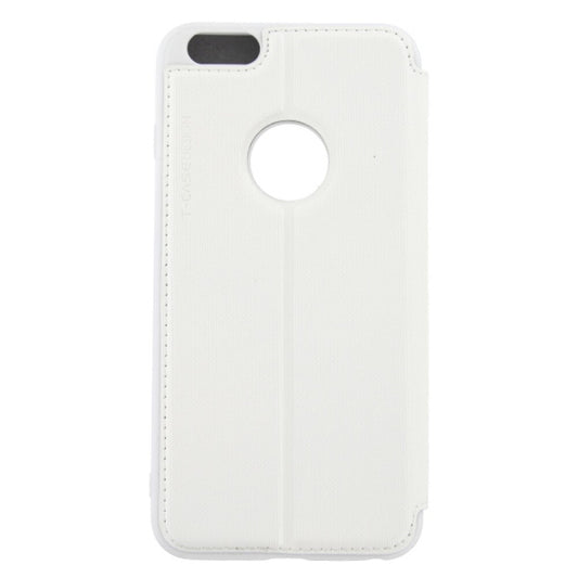 T-CASE Magnet Flip Schutzhülle View / Handytasche iPhone 6 / 6s plus weiß