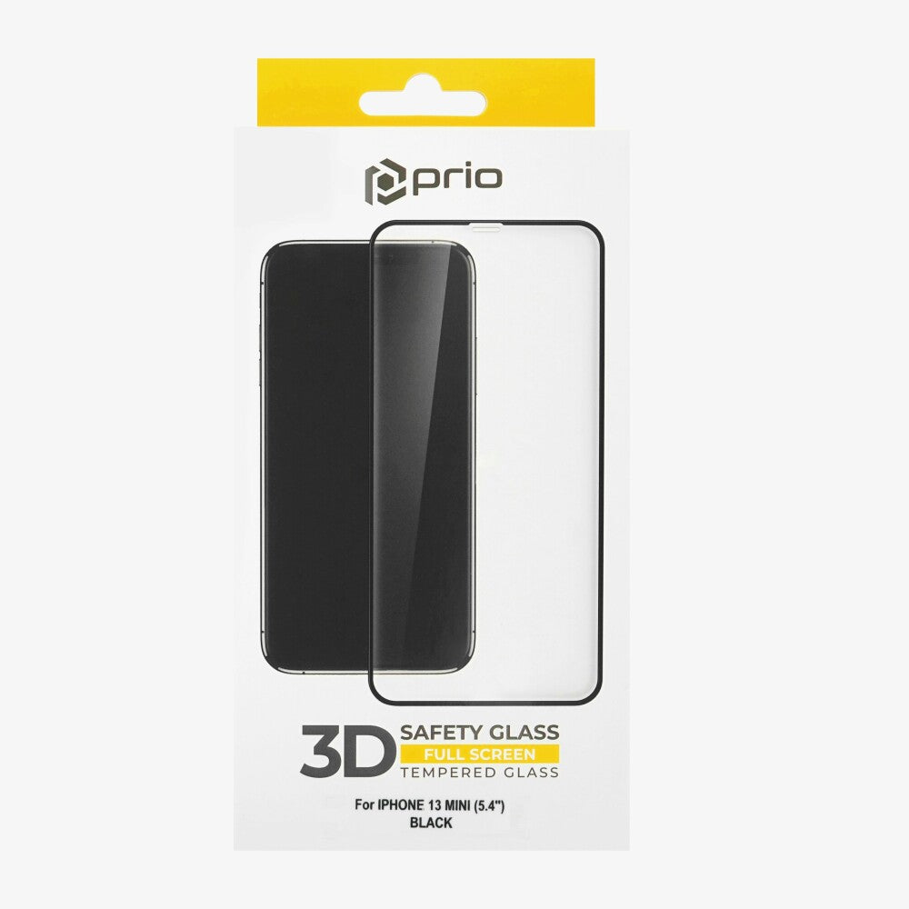 prio 3D screen protector glass for iPhone 13 mini black