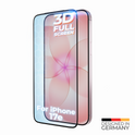 prio 3D Displayschutzfolie aus gehärtetem Glas für iPhone 17e, schwarz