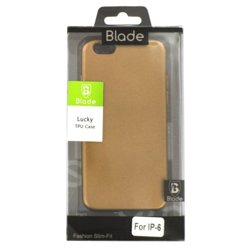 Blade Lucky TPU Hülle für Apple iPhone 6 / 6s - gold