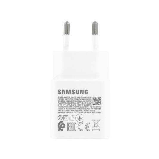 Samsung 15 W Netzteil (ohne Kabel) weiß EP-T1510NWE