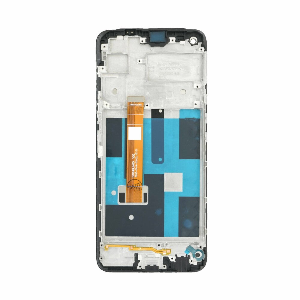 OEM Display Unit + Frame for Realme 7 blue