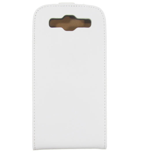 Slim Leather Flip Case for S3 Galaxy I9300 - white