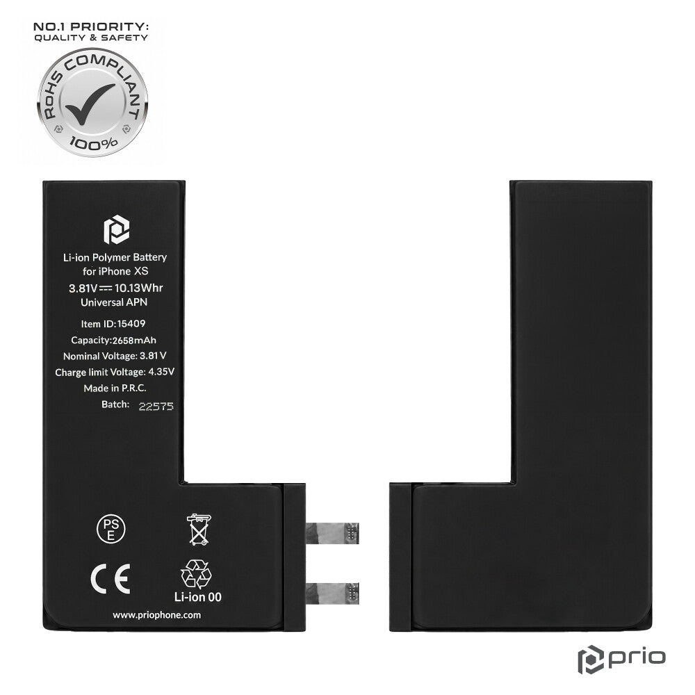 prio Akku für iPhone Xs (ohne Flexkabel)