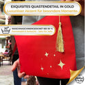 Kulturtasche Damen, Kosmetiktasche Rot, 32x24 cm