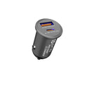 prio KFZ-Schnellladegerät 45W PD PPS (USB C) + 45W (USB A) silber