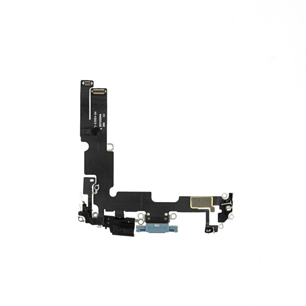 OEM charging port flex for iPhone 14 Plus blue