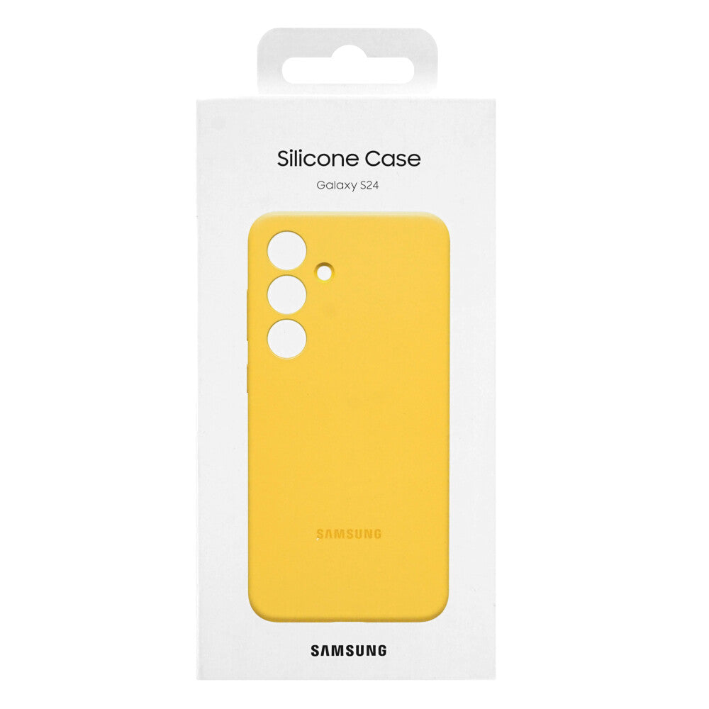 Samsung silicone case SM-S921 Galaxy S24 yellow EF-PS921TYE