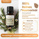Rosmarinöl, ätherisches Öl, 100% Rein, BIO, natürlich, 10 ml