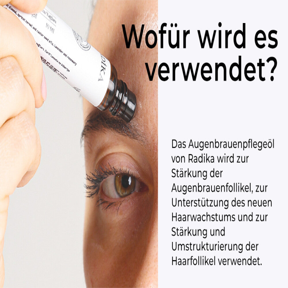 Augenbrauenserum,Vitamin AEF, 100% Rein, BIO, natürlich, 10 ml Hauptbild