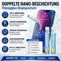 prio Flüssigglas Displayschutz mit doppelter Nano Beschichtung