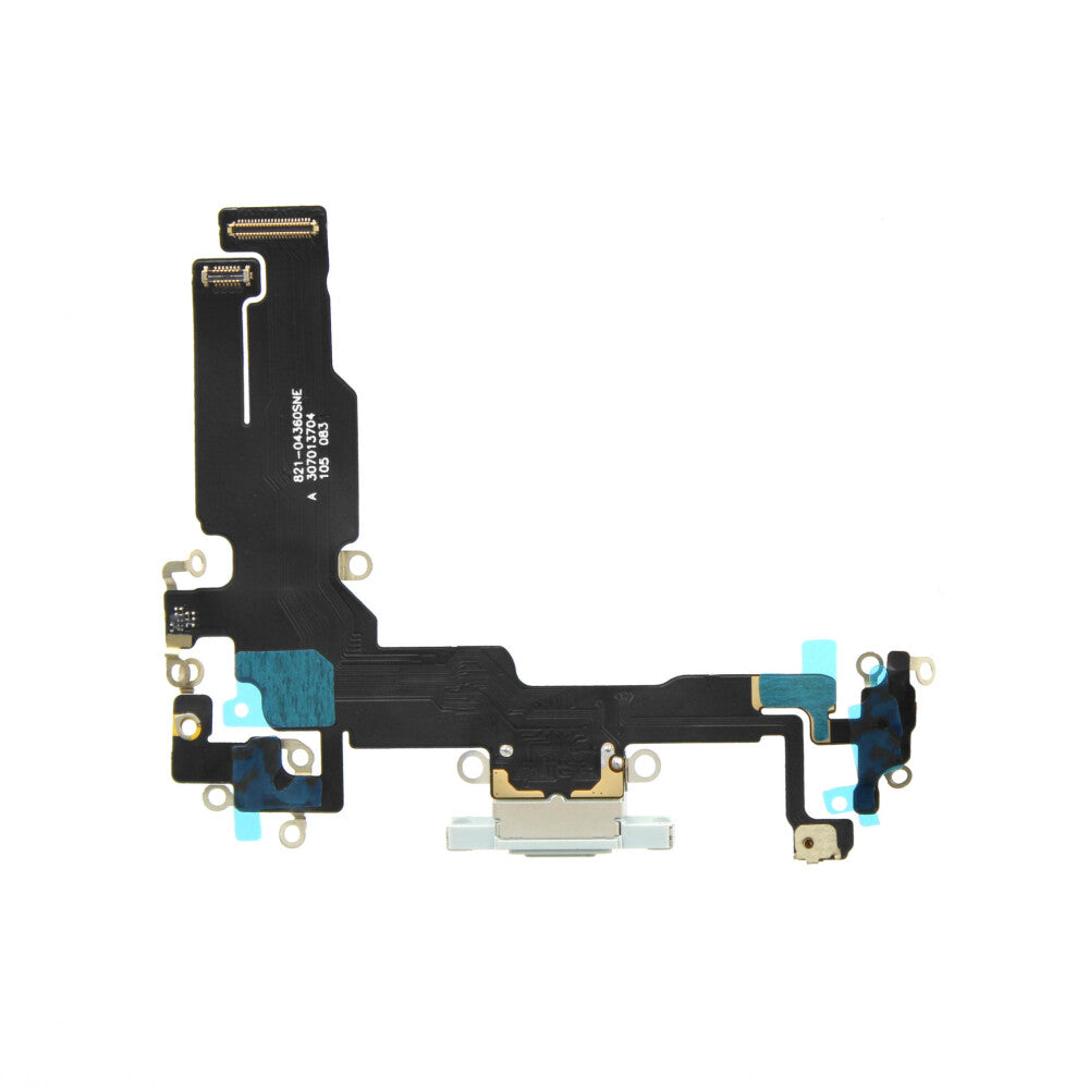 OEM charging port flex for iPhone 15 blue