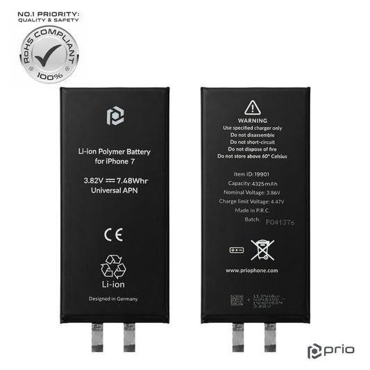 prio Batteriezelle für iPhone 7 (ohne Flex-Kabel)