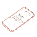 TPU Case Bling Samsung S6 Edge-Owl rosegold