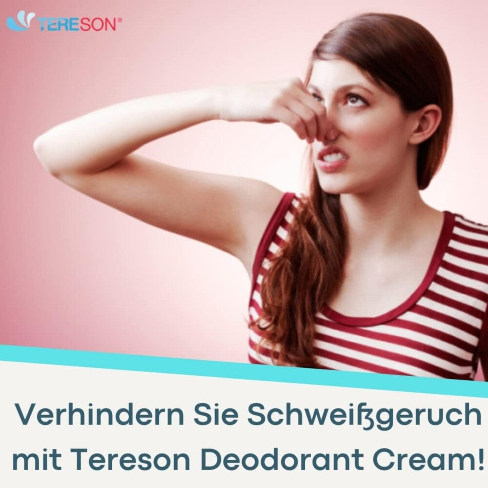 Creme Deodorant, Langfristiger Schutz gegen Körpergeruch mit Silberionen-Formel