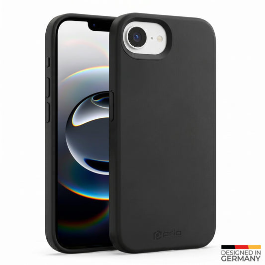 prio Liquid Silicone Case MAG für iPhone 16E (SE 2025) schwarz