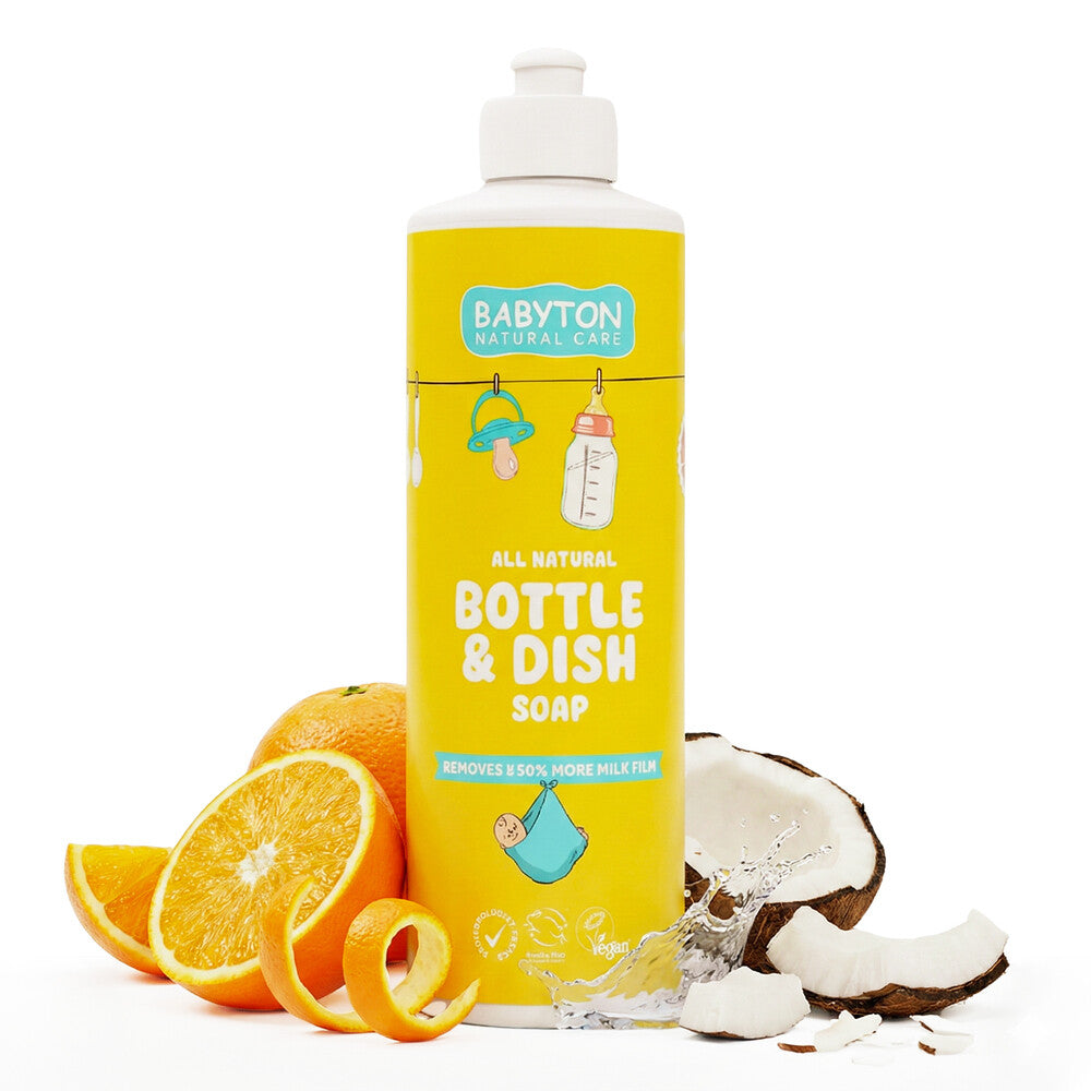 Babyton Flaschen- und Geschirrseife, Naturseife, 500 ml