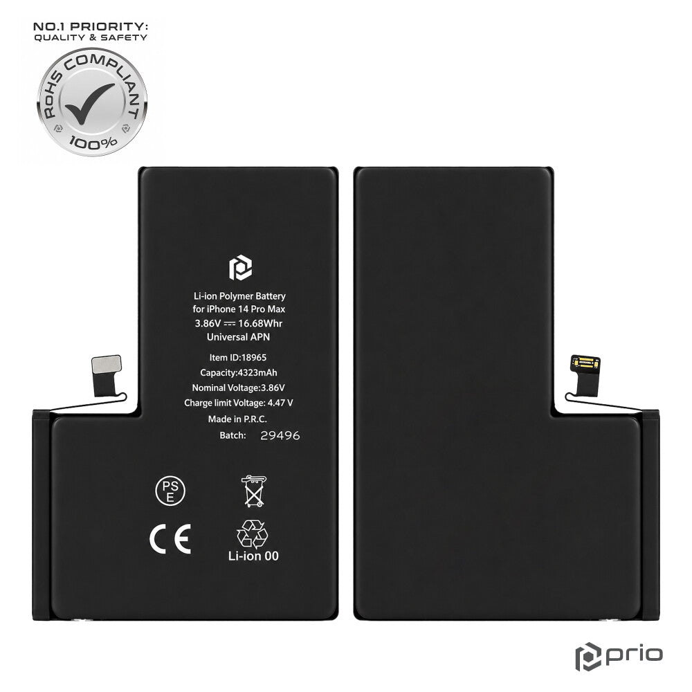 Prio Akku für iPhone 14 Pro Max (Universeller APN)