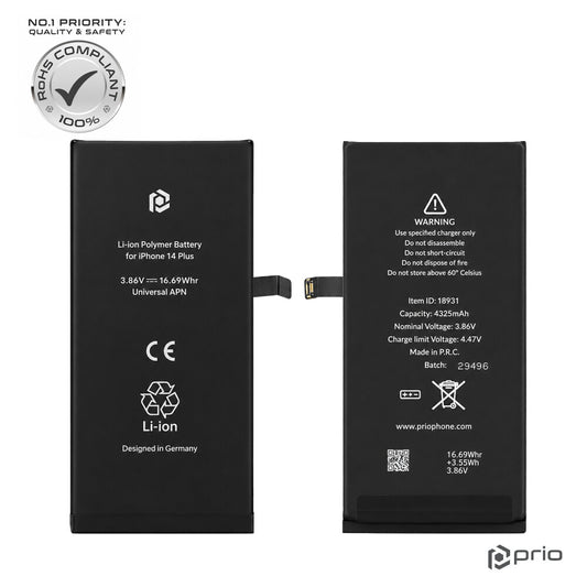 prio Battery for iPhone 14 Plus (Universal APN)