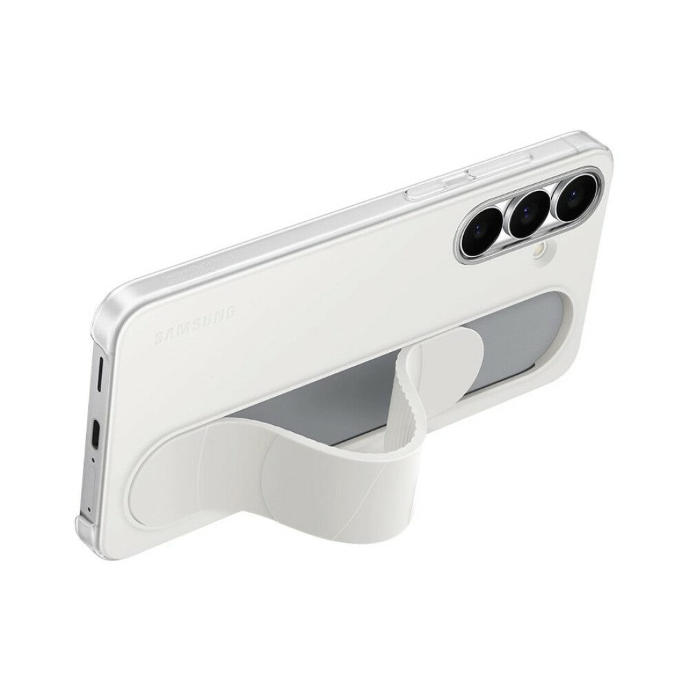 Samsung Standing Grip Cover für Galaxy S25 FE Weiß