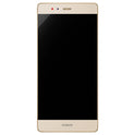 Display für Huawei P9 LCD + Rahmen Gold Bildschirm Touch Ersatz