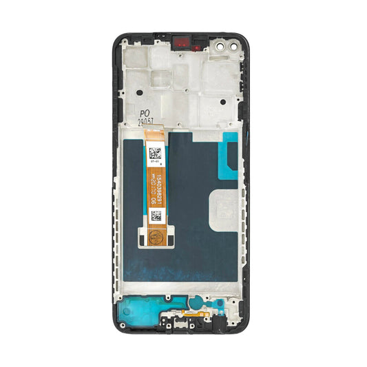 OEM display unit + frame for Oppo Reno 4 Z 5G space black