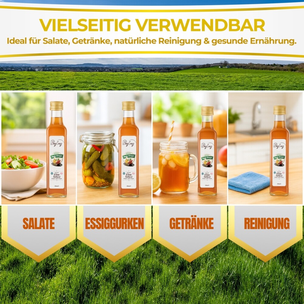 BIO Apfelessig, Bio-Apfel/Essig, ECOCERT Certification, 500ml