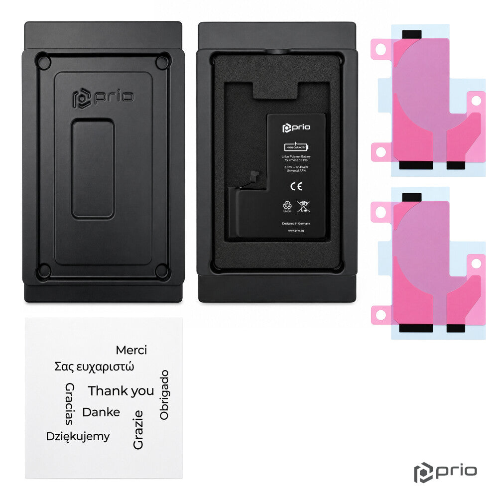 prio Hochleistungsakku für iPhone 13 Pro (3280 mAh) - Universal APN -