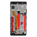 OEM display unit + frame for Huawei P9 black, without logo