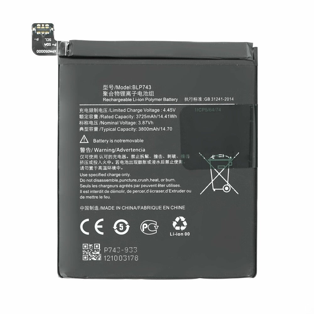 BLP743 Akku für OnePlus 7T 4000mAh wie Original Batterie Ersatzakku