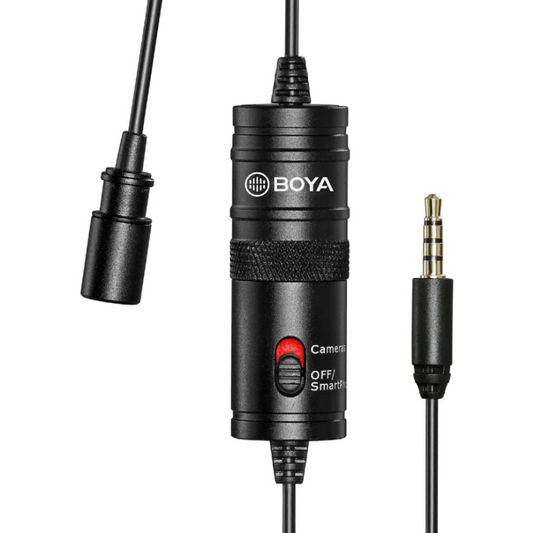 Boya BY-M1 lavalier microphone black