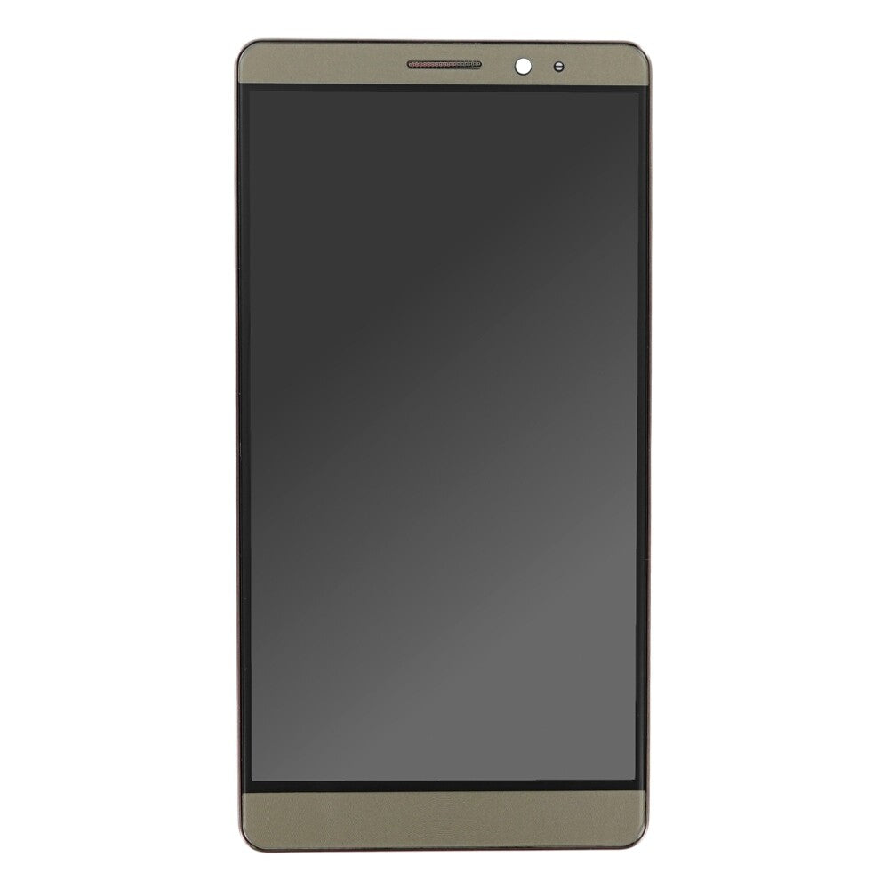 OEM display unit + frame for Huawei Mate 8 mocha brown, without logo