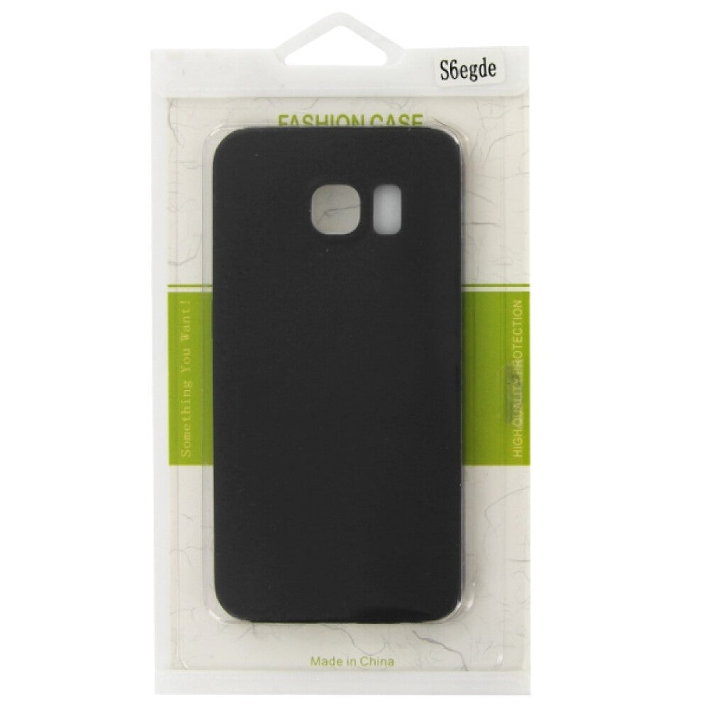 Silicone Case Fashion for Samsung S6 Edge Black