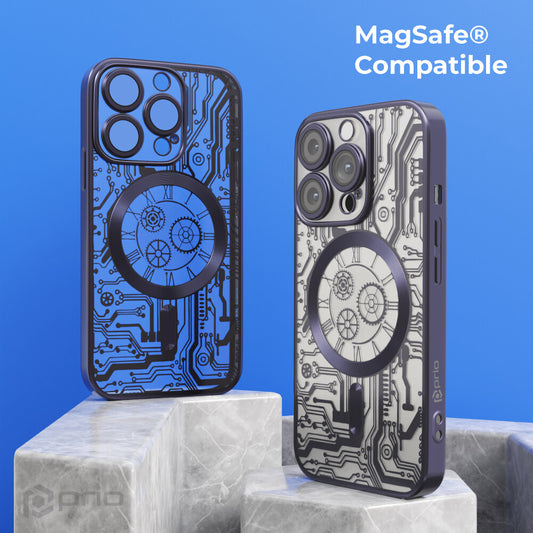 prio elegante Handyhülle MAG für iPhone 13 Pro schwarz