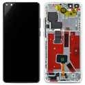 Display (Soft-OLED) + Rahmen für P40 Pro silver frost