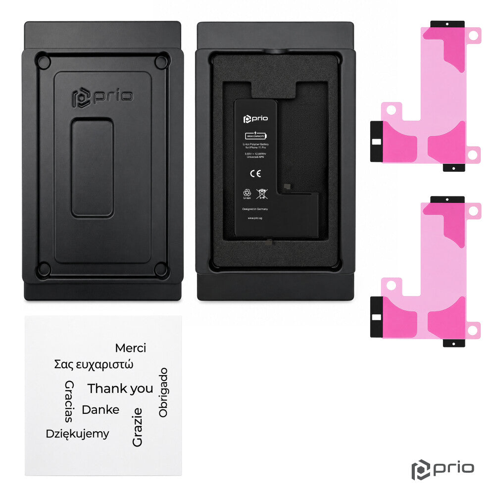 prio Hochleistungsakku für iPhone 11 Pro (3300 mAh) - Universal APN -