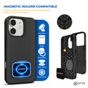 prio Schutzhülle / Case für iPhone 12 / 12 Pro schwarz
