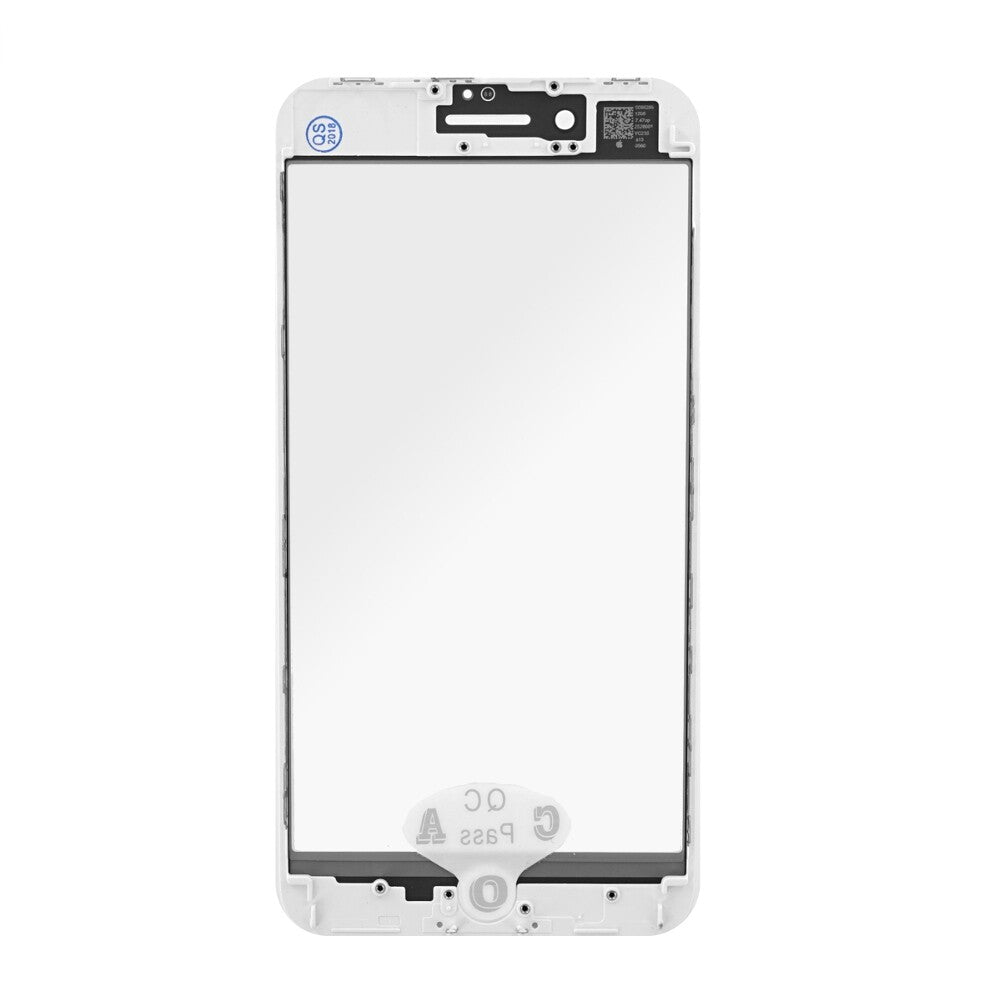 Touch Glass with Frame and OCA for iPhone 8 plus White