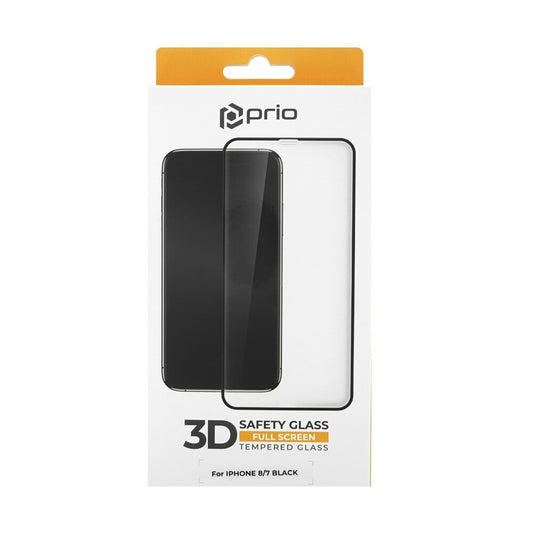 prio 3D screen protector glass for iPhone 8/7 black