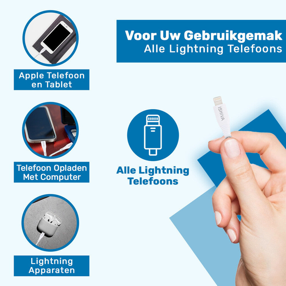 UFUZON-Kabel - Typ C auf Lightning - 3 m