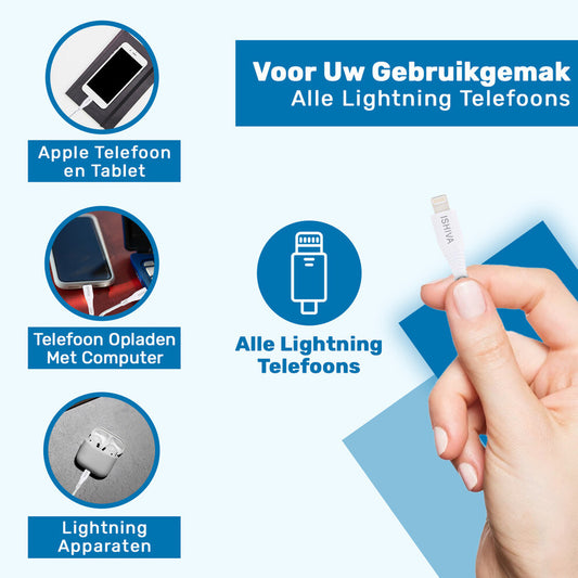 UFUZON-Kabel - Typ C auf Lightning - 3 m