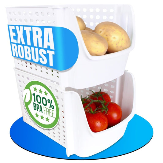 Storage Organizer, 29×21,5×15,9 cm, Plastik, Weiß