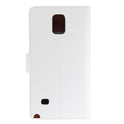 Leather Case for Galaxy Note 4 - white 4250710555789