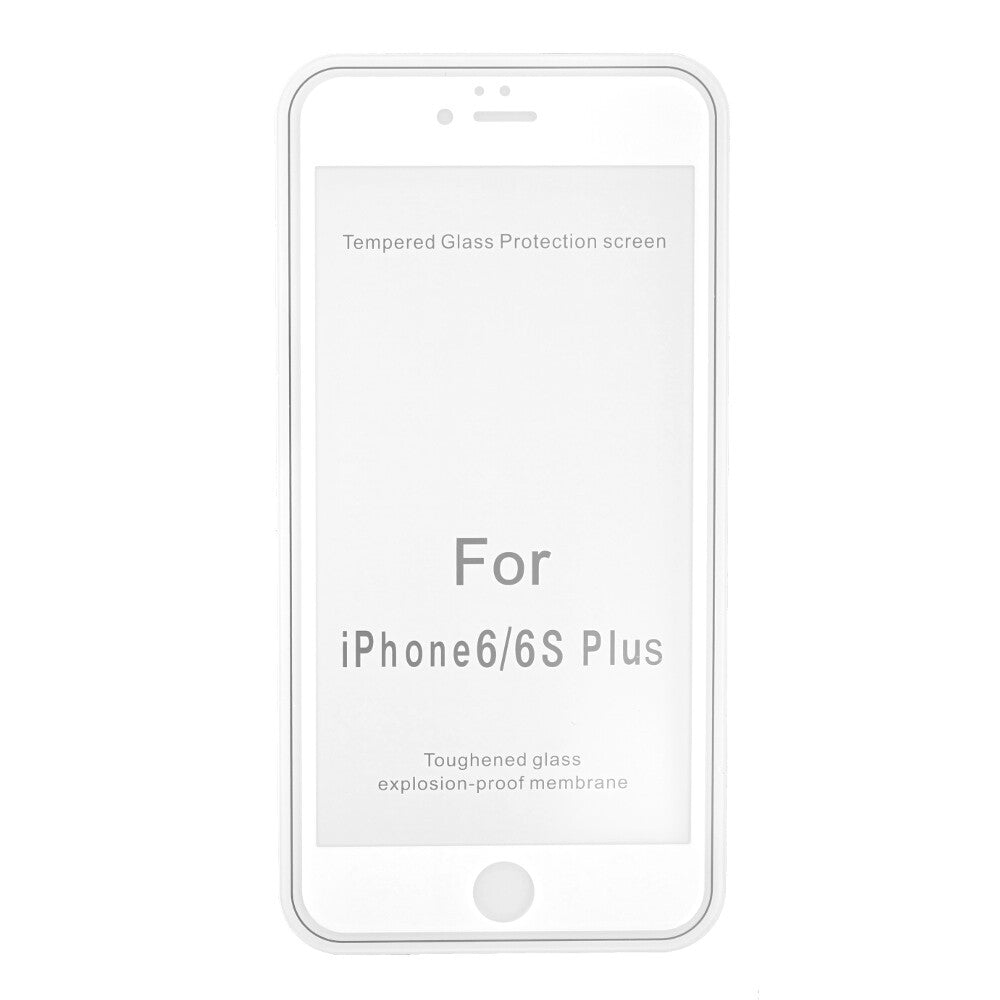 Binom 3D Displayschutz für iPhone 6 Plus und 6s Plus weiß